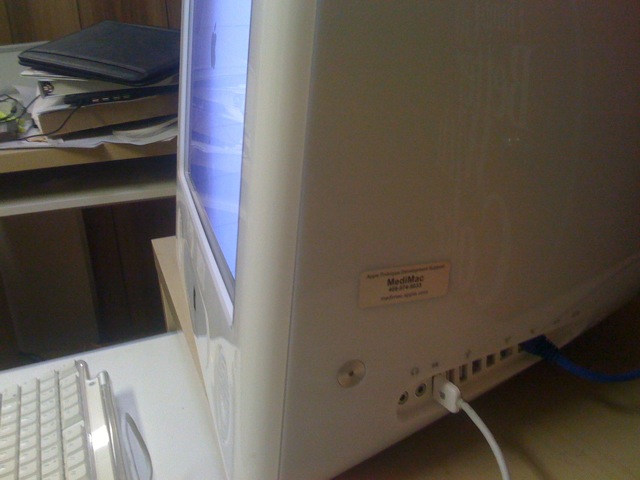 Sur un eMac