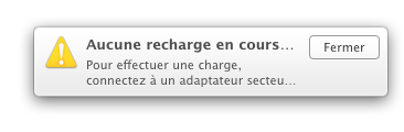 Aucune recharge en cours