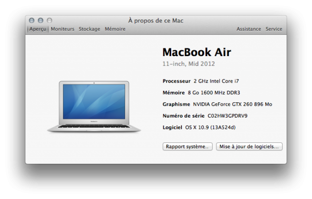 MacBook Air avec une grosse GeForce