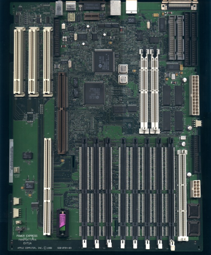 The motherboard of a Manhattan