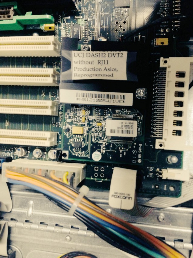 The motherboard