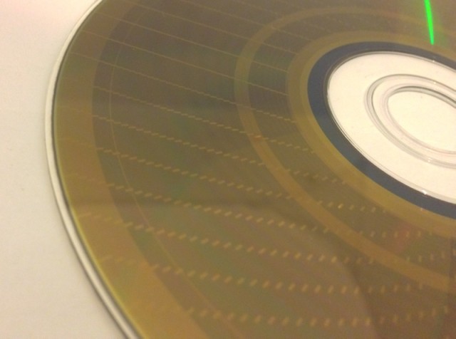 Un DVD-RAM et ses "sillons"