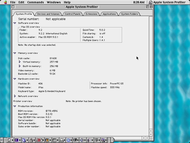 Sous Mac OS 9