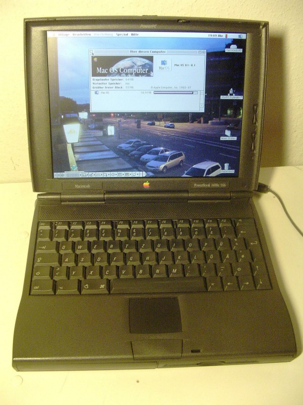 PowerBook 1400C clavier noir