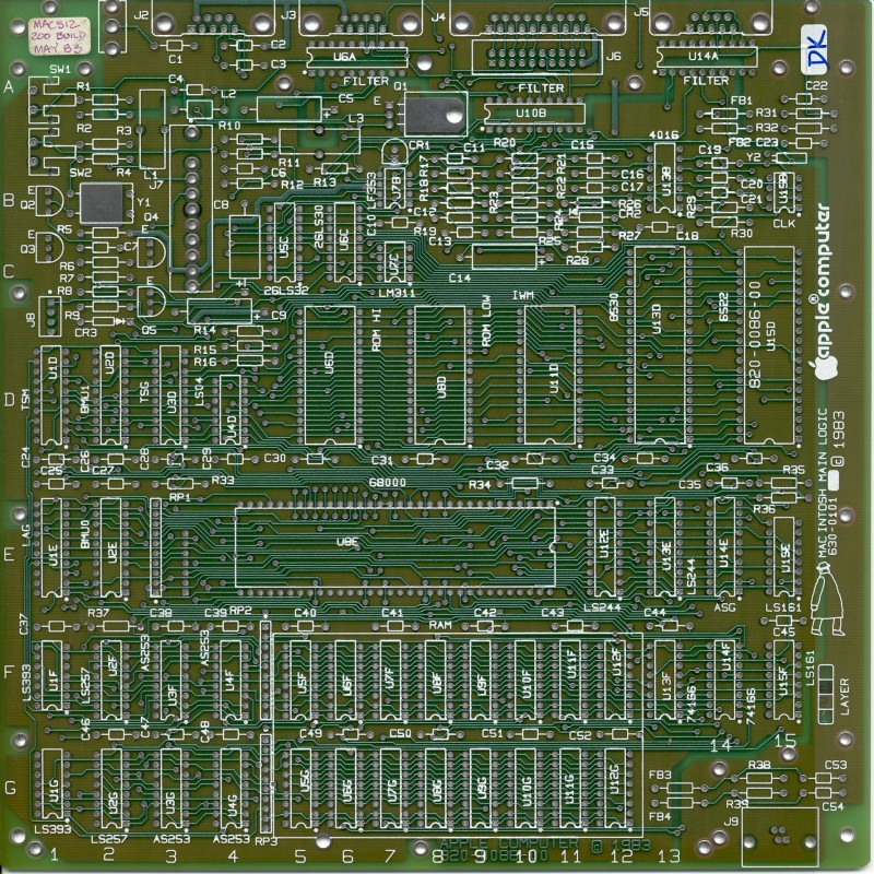 Sur un Macintosh 512K