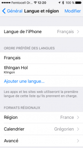 Sous iOS