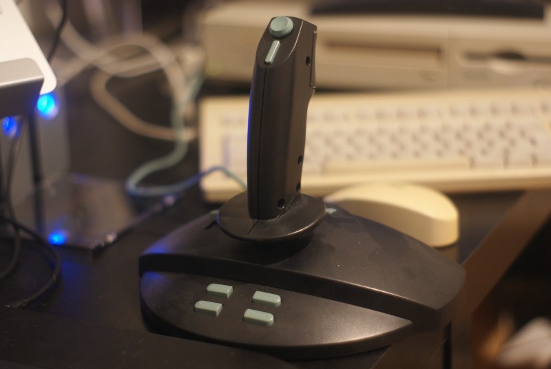 Un joystick Microsoft