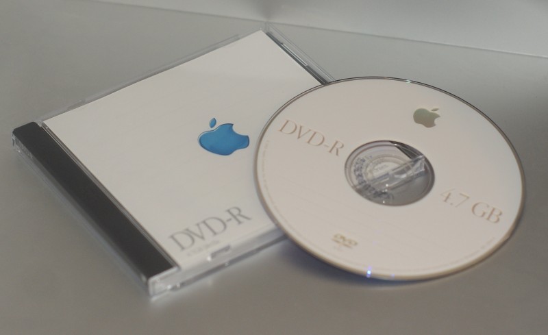 Un DVD vierge Apple