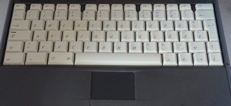 Le clavier gris