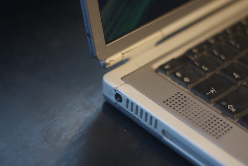 La coque a souffert