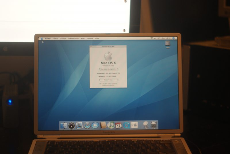 Le fameux écran des PowerBook