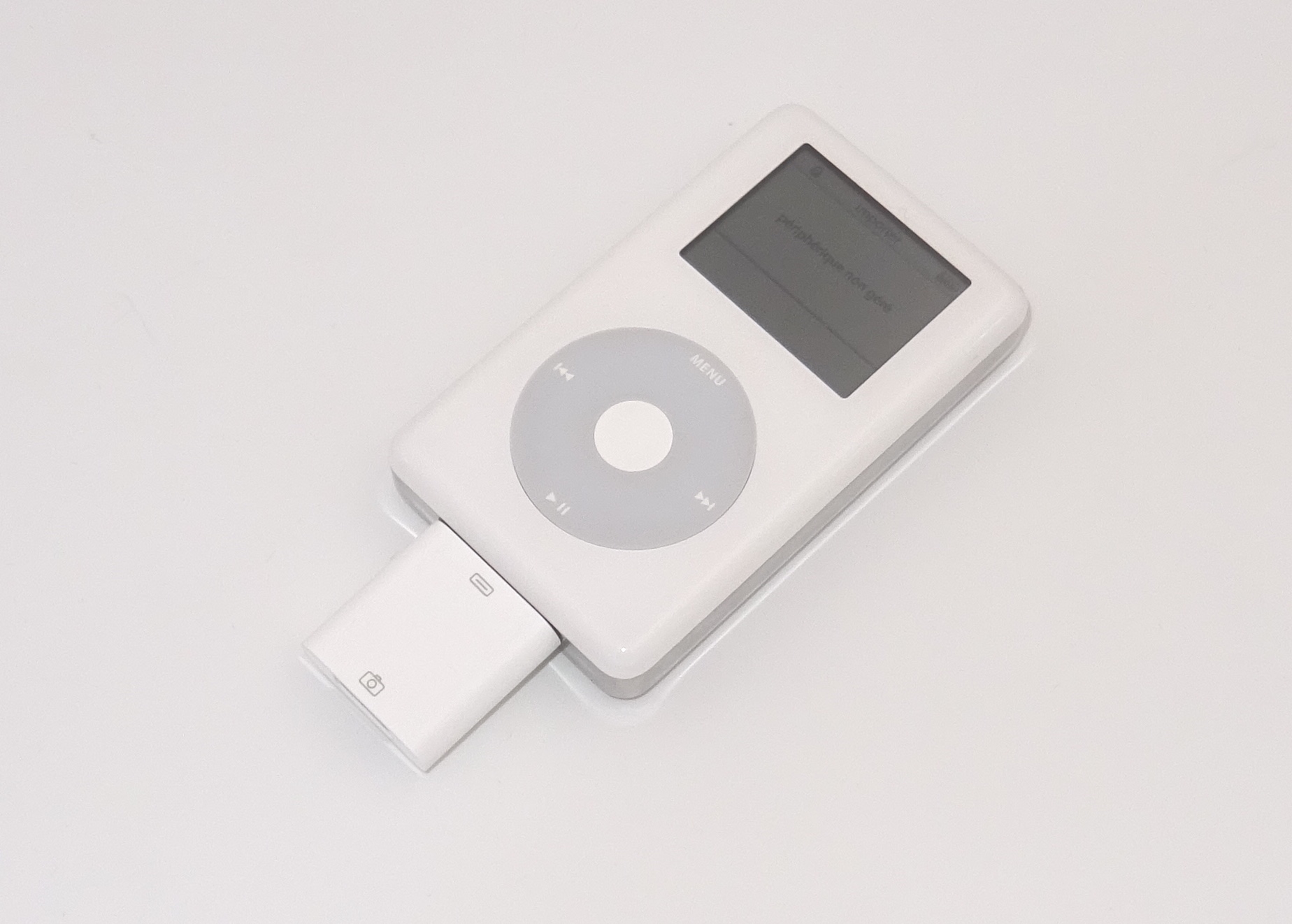 Classic Late 2009 Compatible avec Apple iPod 7 Gen. Type A sur Lecteur MP3 Blanc - A1238-160Gb Lecteur MP3 vhbw câble de données USB 