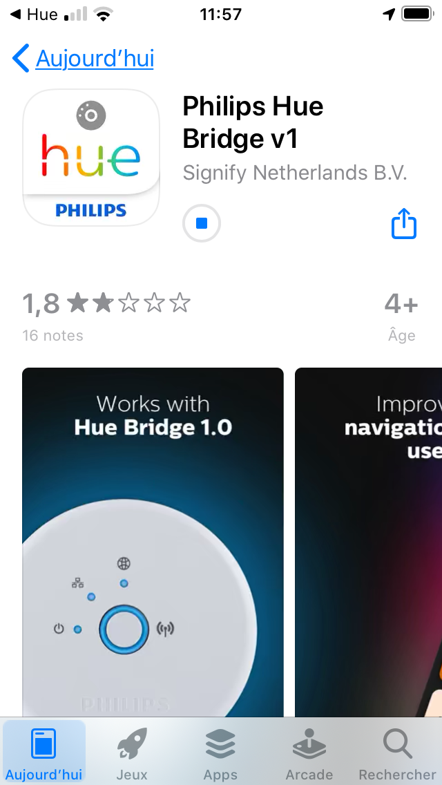 Philips met son premier bridge Hue à la retraite