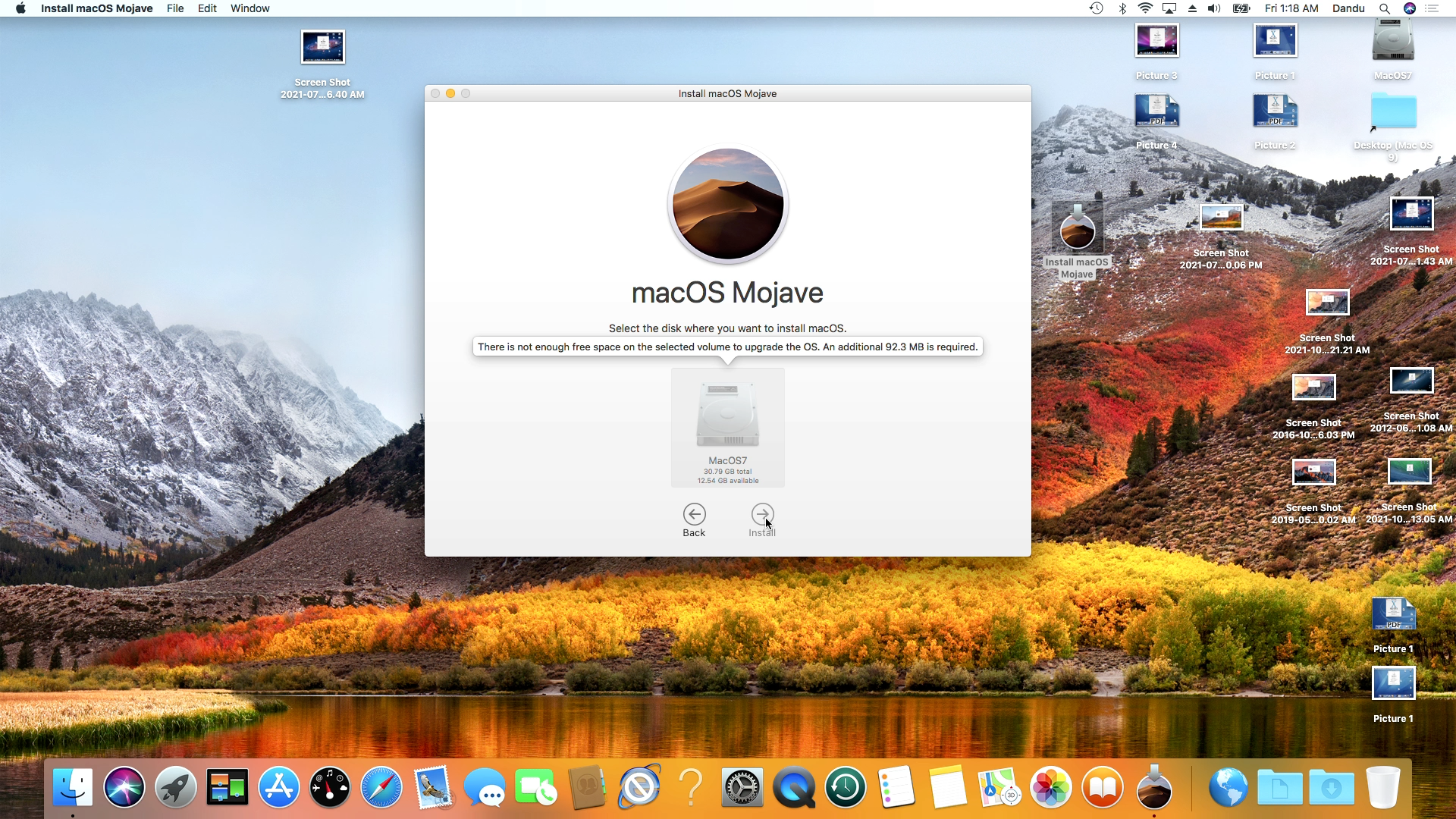 Clé USB installation Mac OS 10.14 Mojave