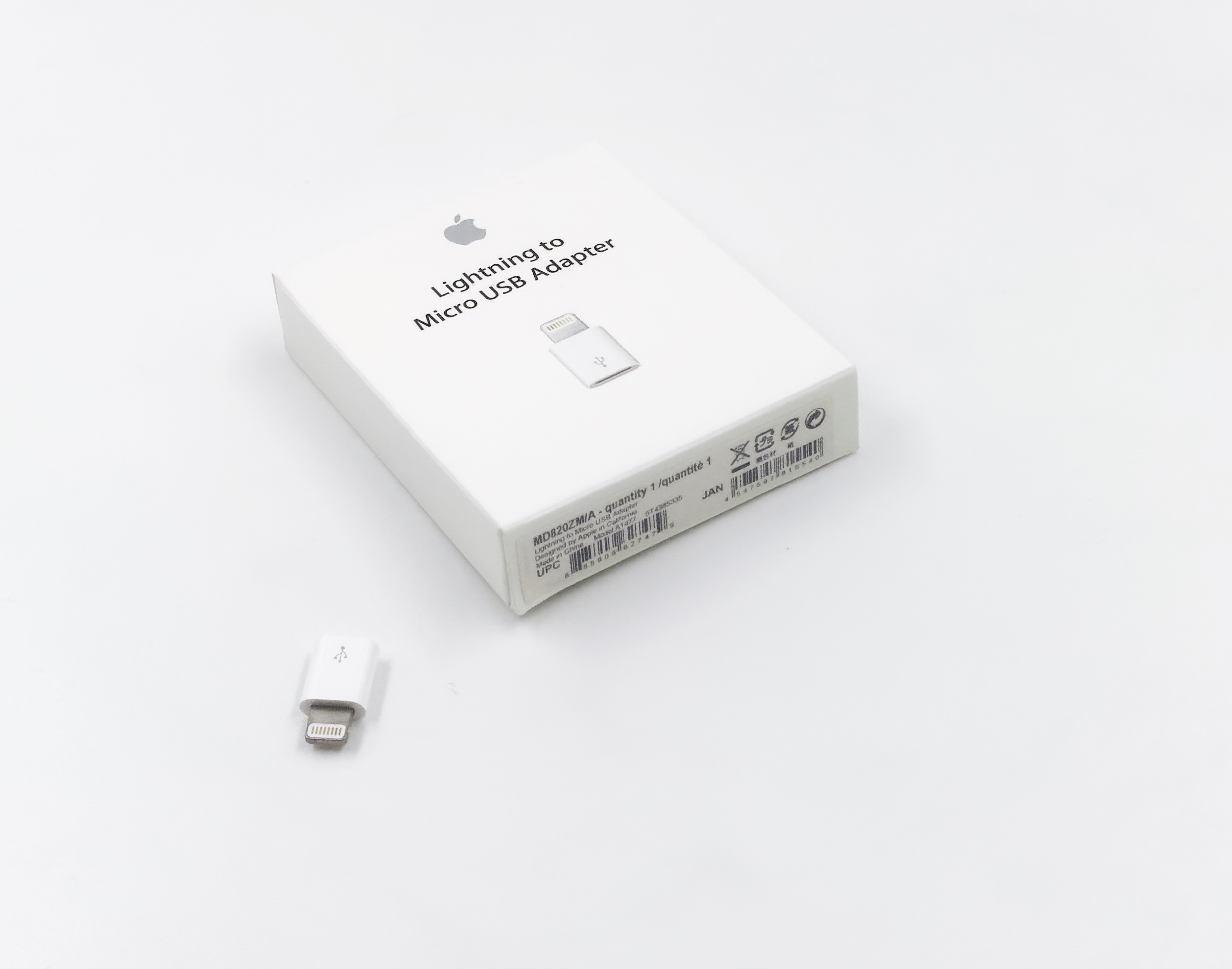 Apple - Adaptateur Lightning vers Micro USB