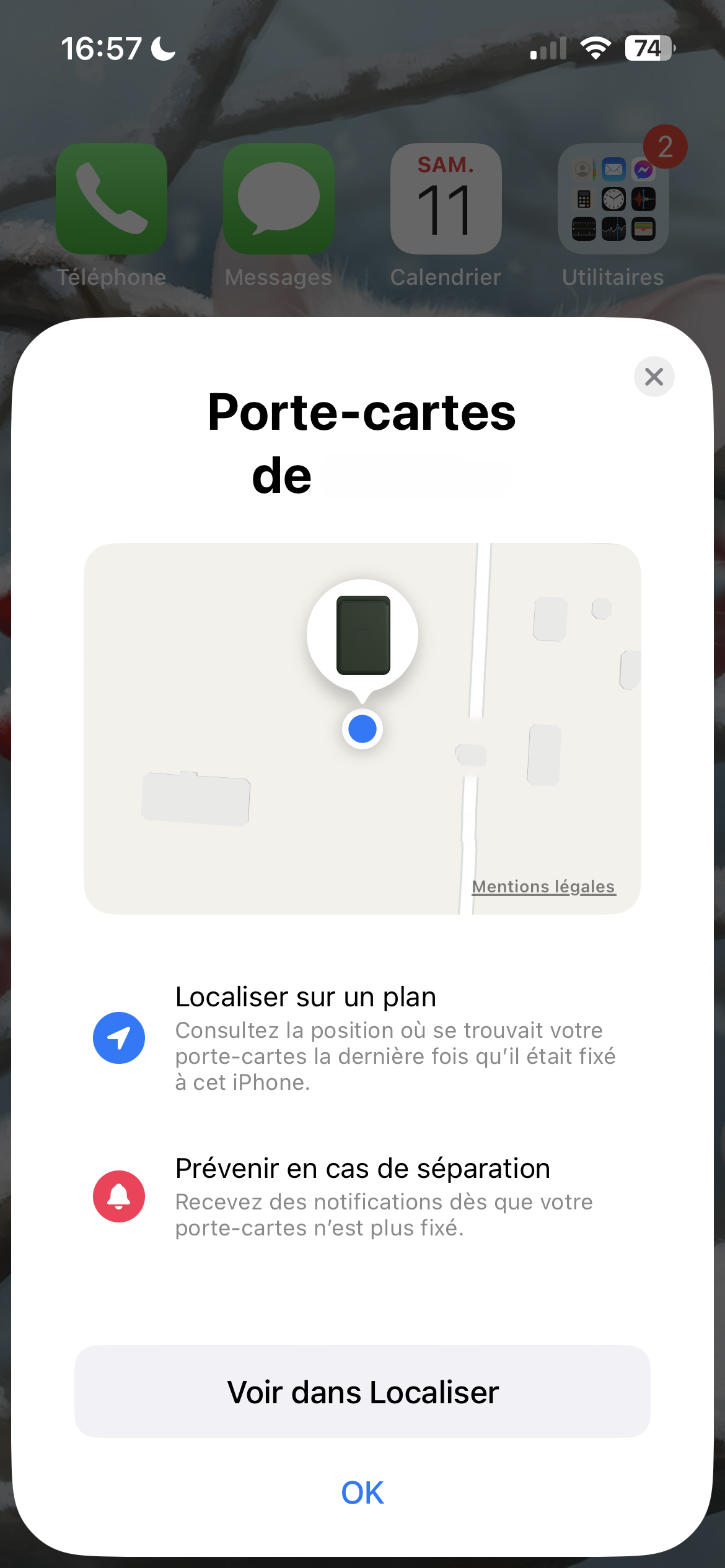 Test rapide : la fonction Localiser du porte-cartes Apple – Le journal du  lapin